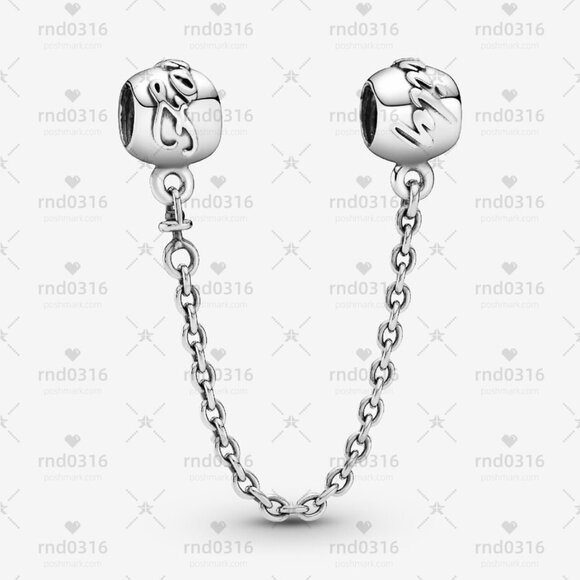 Pandora Family Forever Safety Chain Charm - Picture 1 of 2